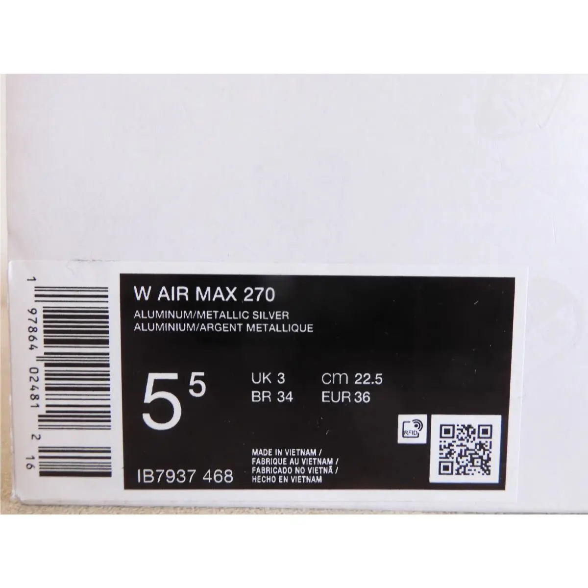 Nike shoes - Nike Air Max 270 - Air Max - IB7937-468 - Blue 22