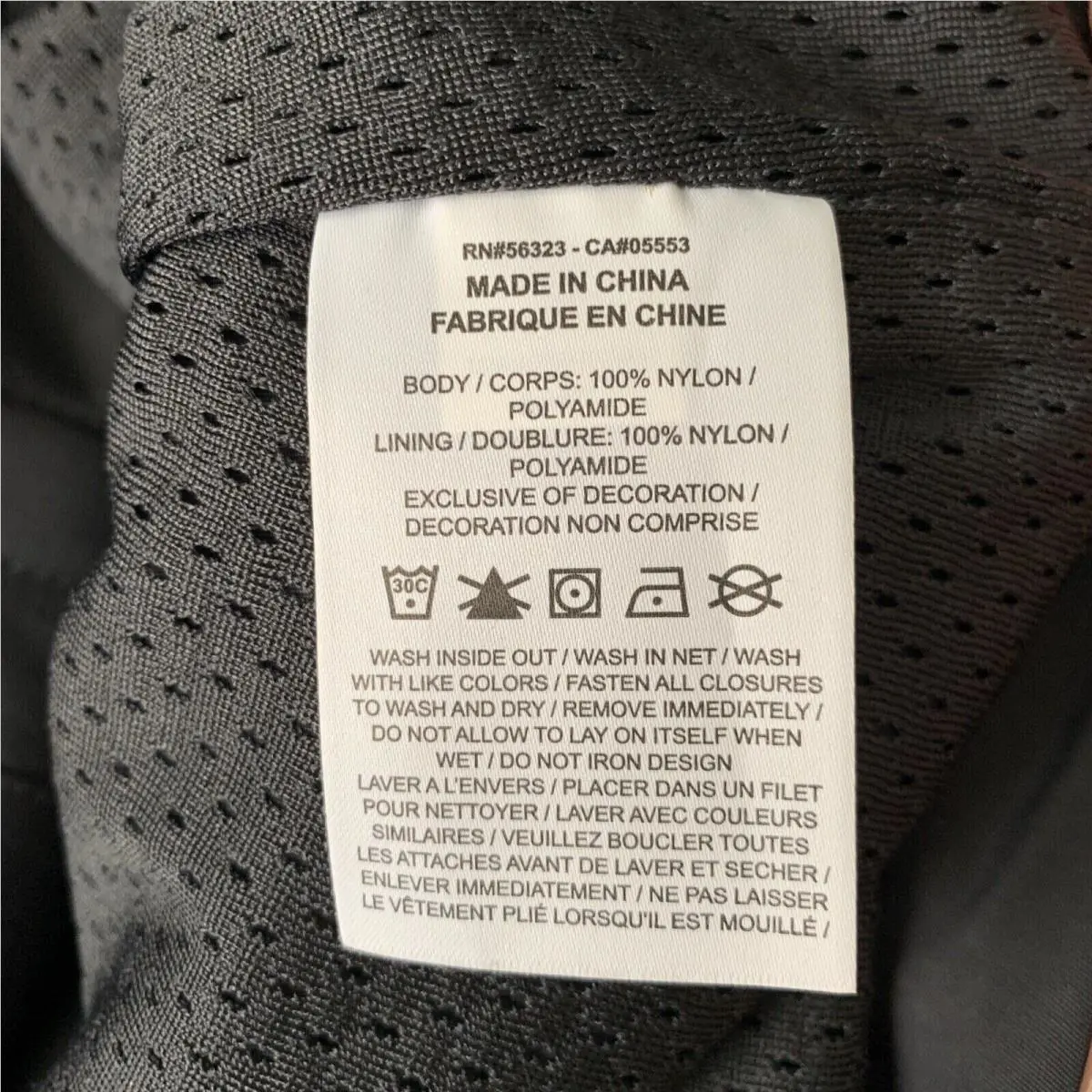 Nike clothing - Nike x Fear Of God Warm Up - CU4686-010 - Black (UPC: 194495870580) 6
