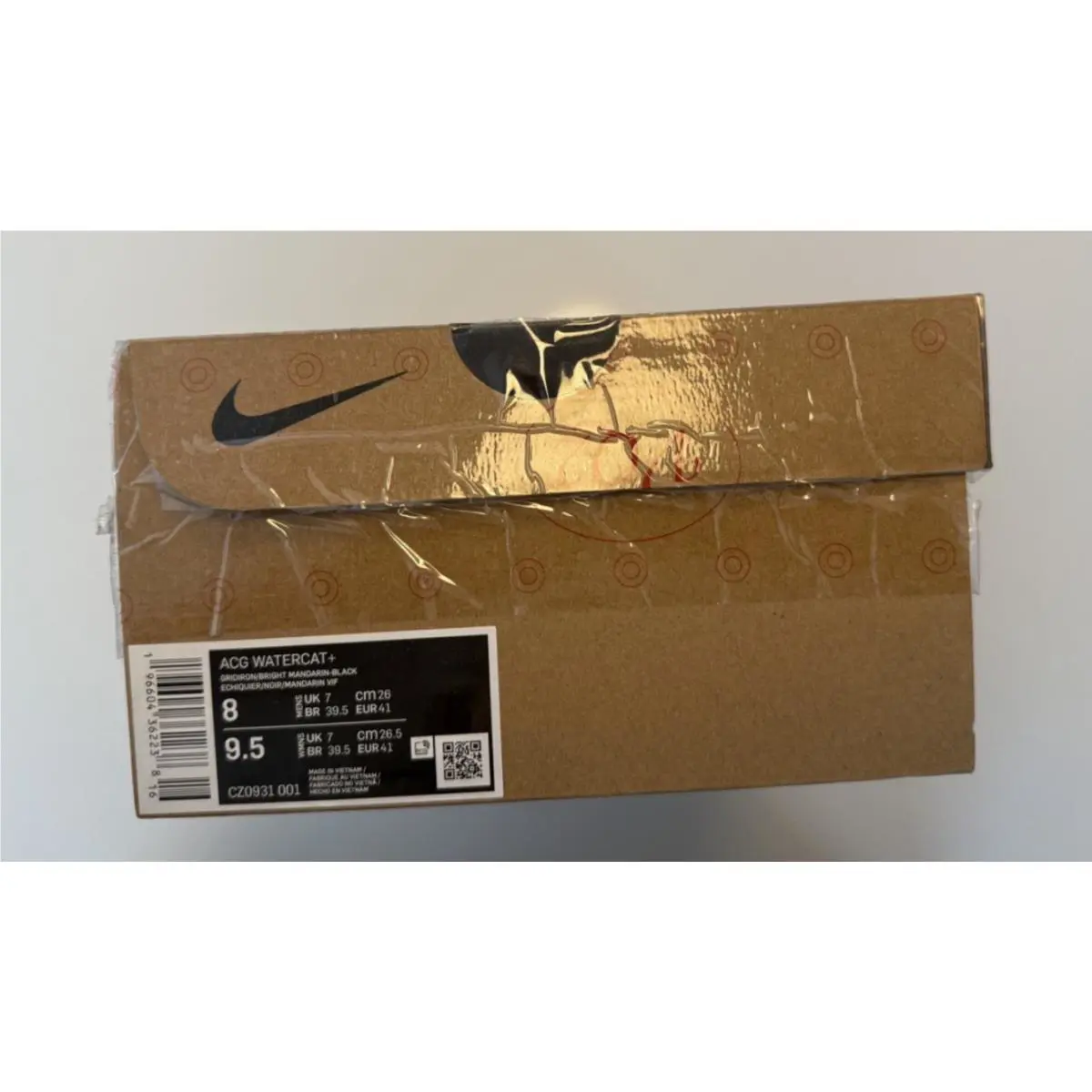 Nike shoes - Nike ACG Watercat+ - ACG - CZ0931-001 - Gridiron/Bright Mandarin-Black 9
