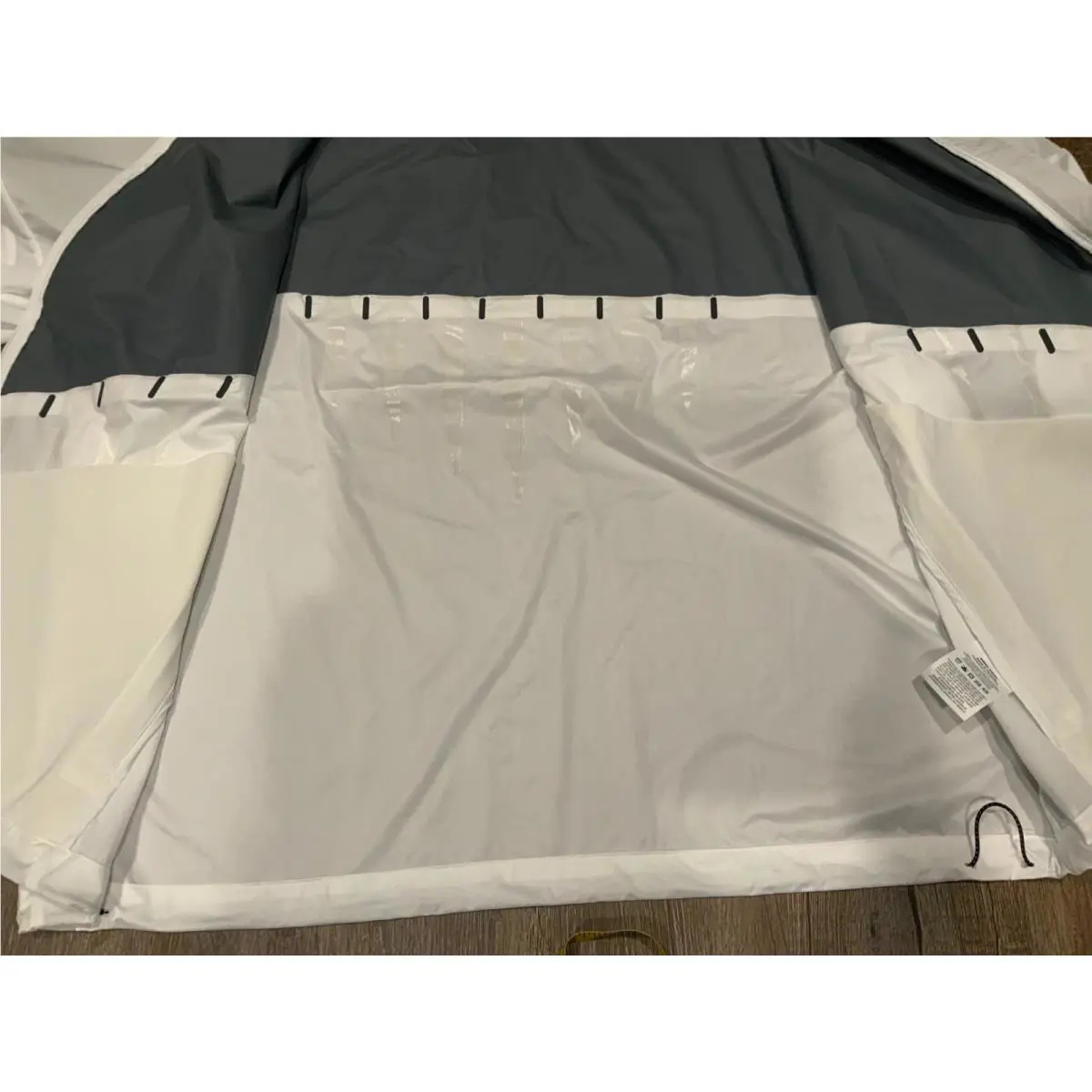 Nike clothing - Nike Storm-FIT Aerogami Running Jacket - White (UPC: 197598762370) 11