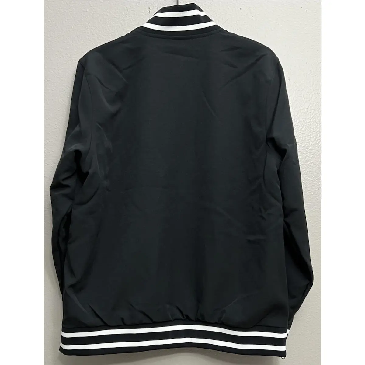 Nike clothing - Nike Coach Prime Deion Sanders Bomber Jacket - Black (UPC: 196793165467) 3