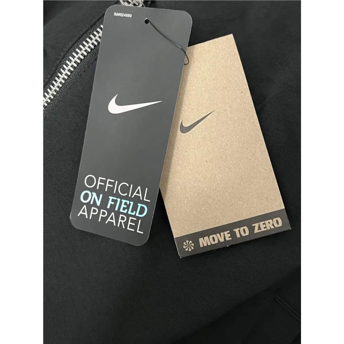 Nike clothing - Nike Coach Prime Deion Sanders Bomber Jacket - Black (UPC: 196793165467) 6