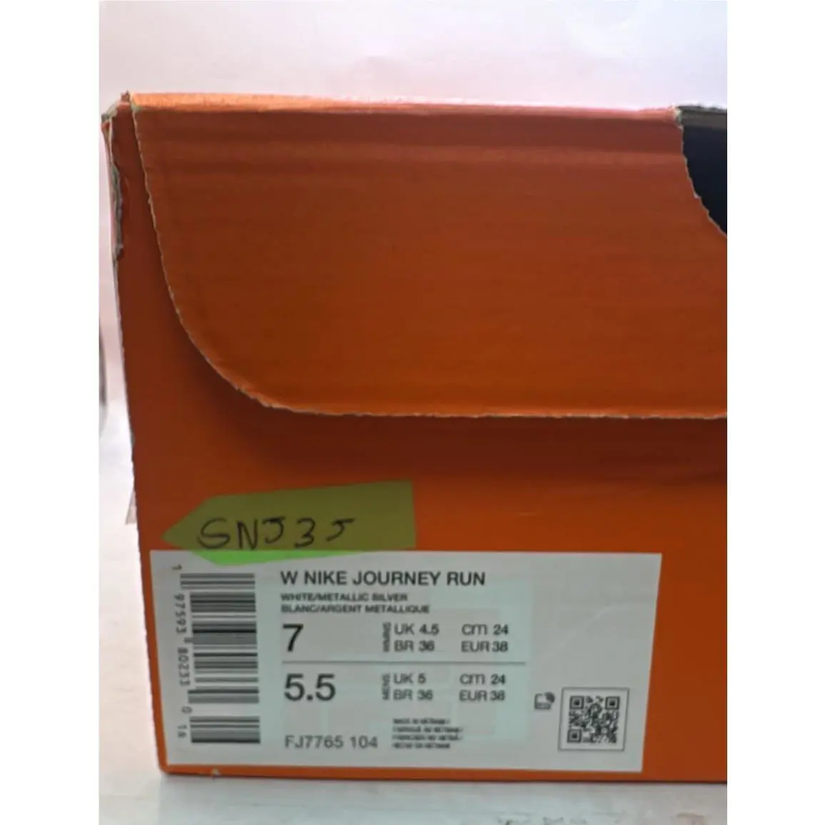 Nike shoes - Nike Journey Run - Journey Run - FJ7765-104 - White Metallic Silver (UPC: 197593802330) 7
