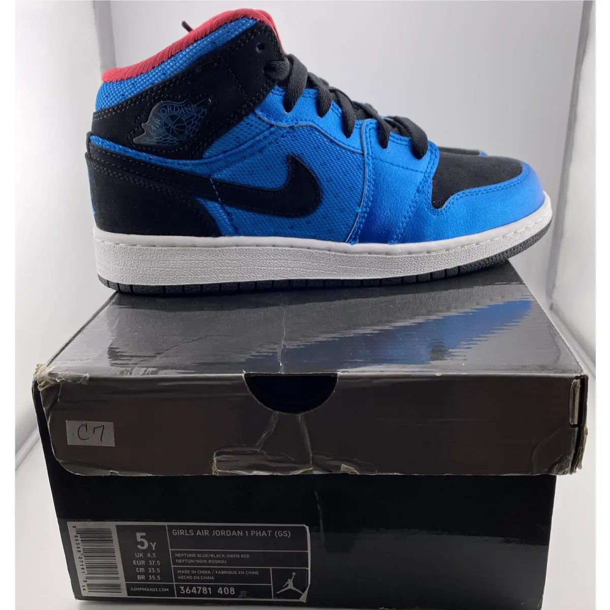 Nike shoes - Jordan 1 - 364781-408 - Blue (UPC: 0886548071913) 0
