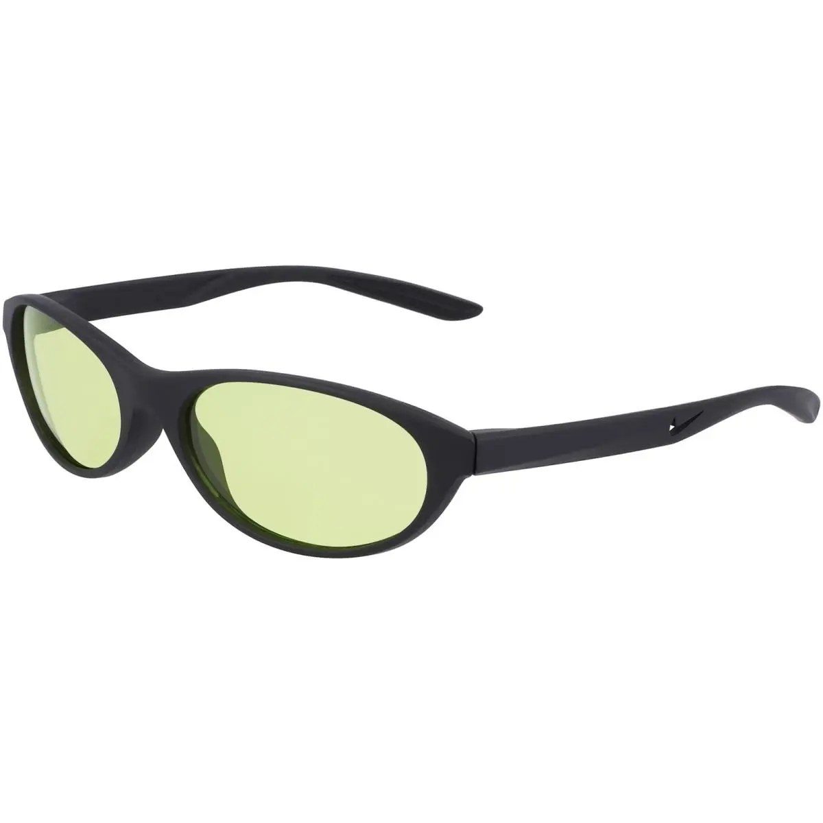 Nike Retro E Matte Black Sport Oval Sunglasses - NKDV6953 010 - Made in Italy