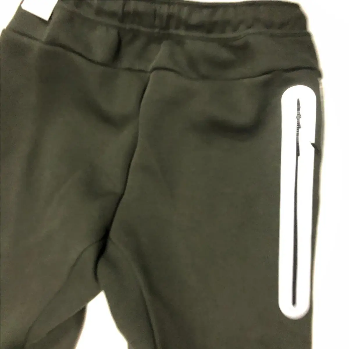 Nike clothing - Nike Tech Fleece Jogger - Tech Fleece Jogger - Sequoia/Black (UPC: 198484552747) 2