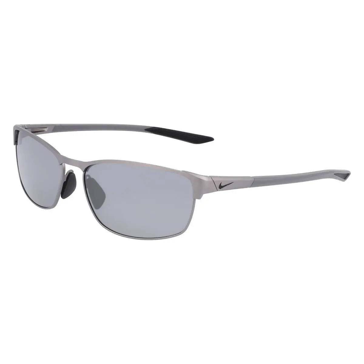 Nike Modern Metal DZ7364 Satin Gunmetal Silver Flash 918 Sunglasses