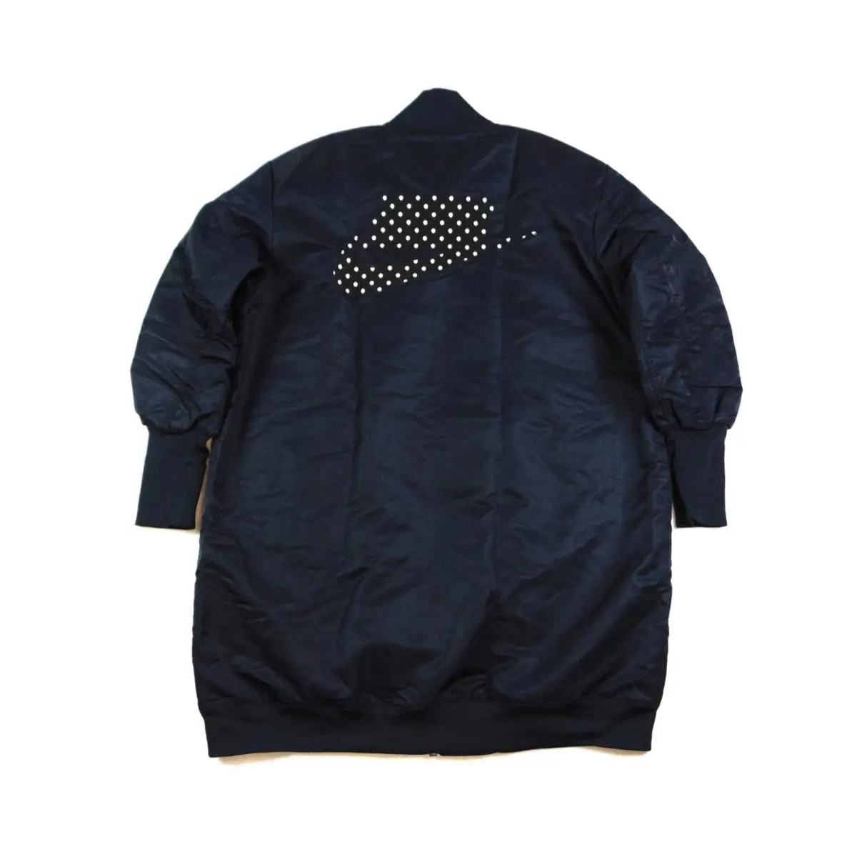 Nike clothing - Nike Sportwear Oversized Womens Parka Bomber Jacket - 932049 475 - Black (UPC: 887229866699) 2