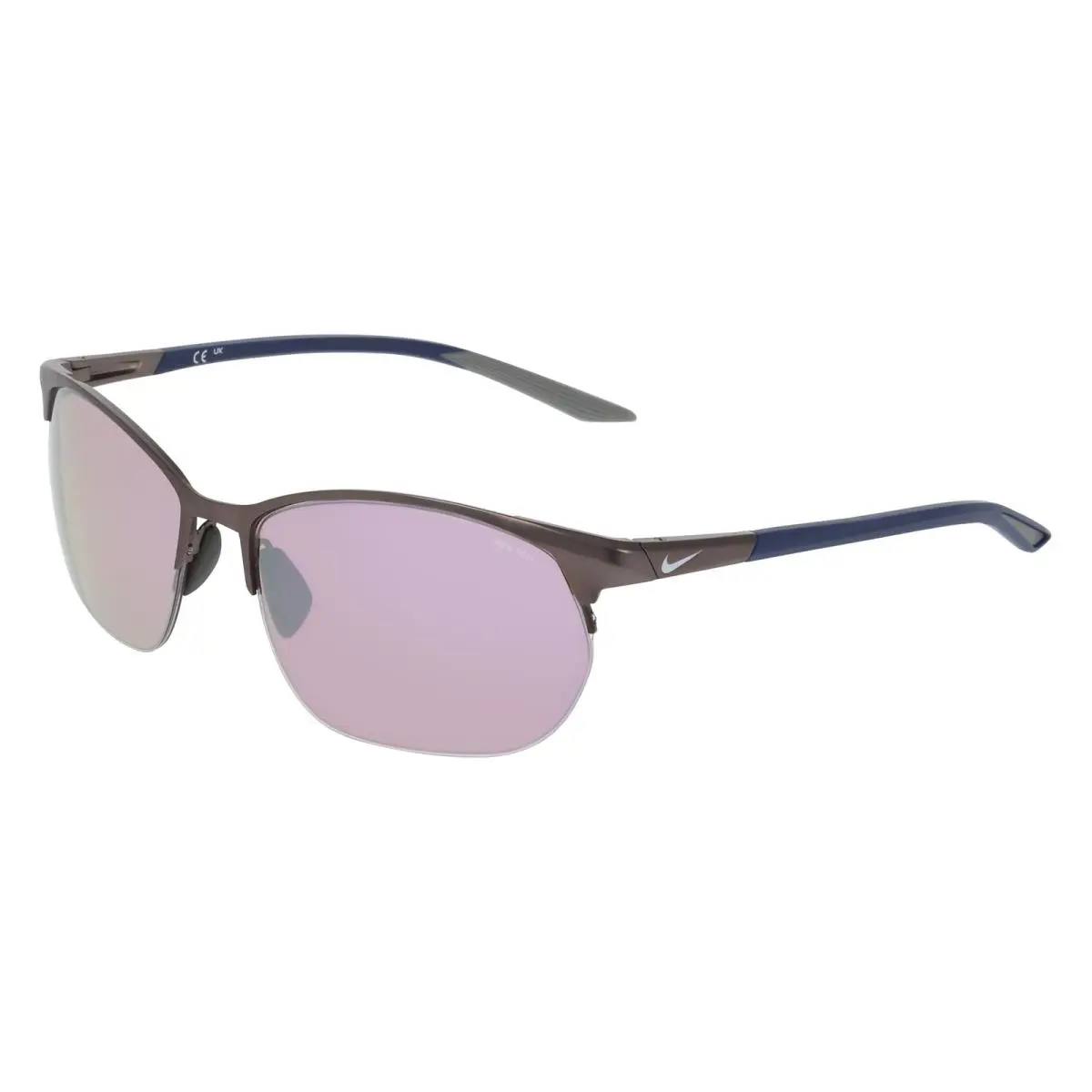 Nike Modern Metal Zone E IH0912X Satin Gunmetal Course Tint 021 Sunglasses