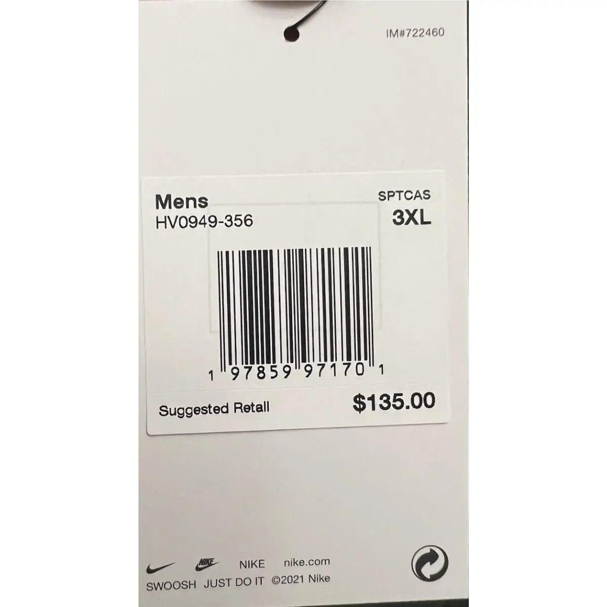 Nike clothing - HV0949-356 - HV0949-356 - Sequoia (UPC: 197859971701) 6