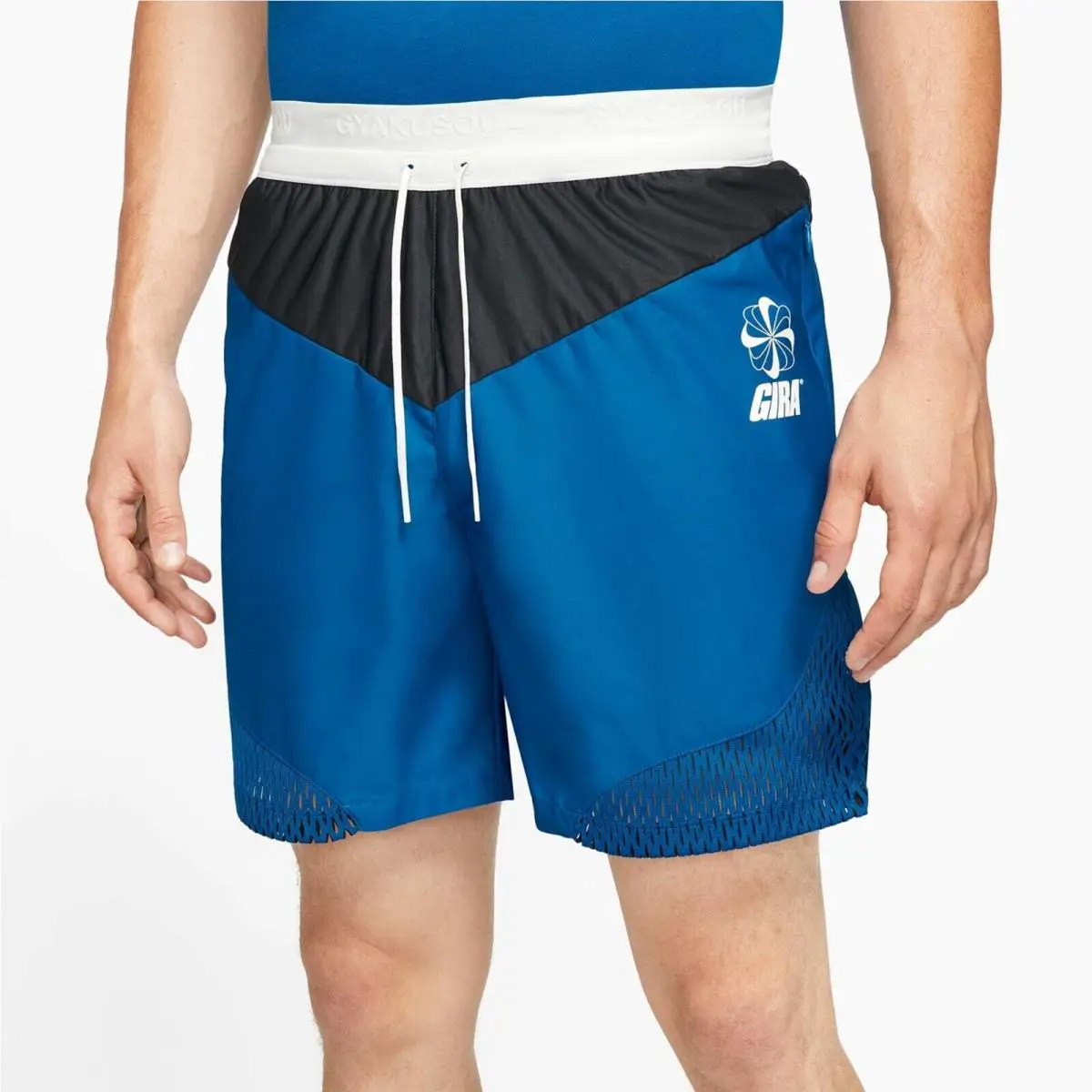 Nike x Gyakusou Woven Shorts Men`s Size Small S Sail Blue White CU2649-477 G1