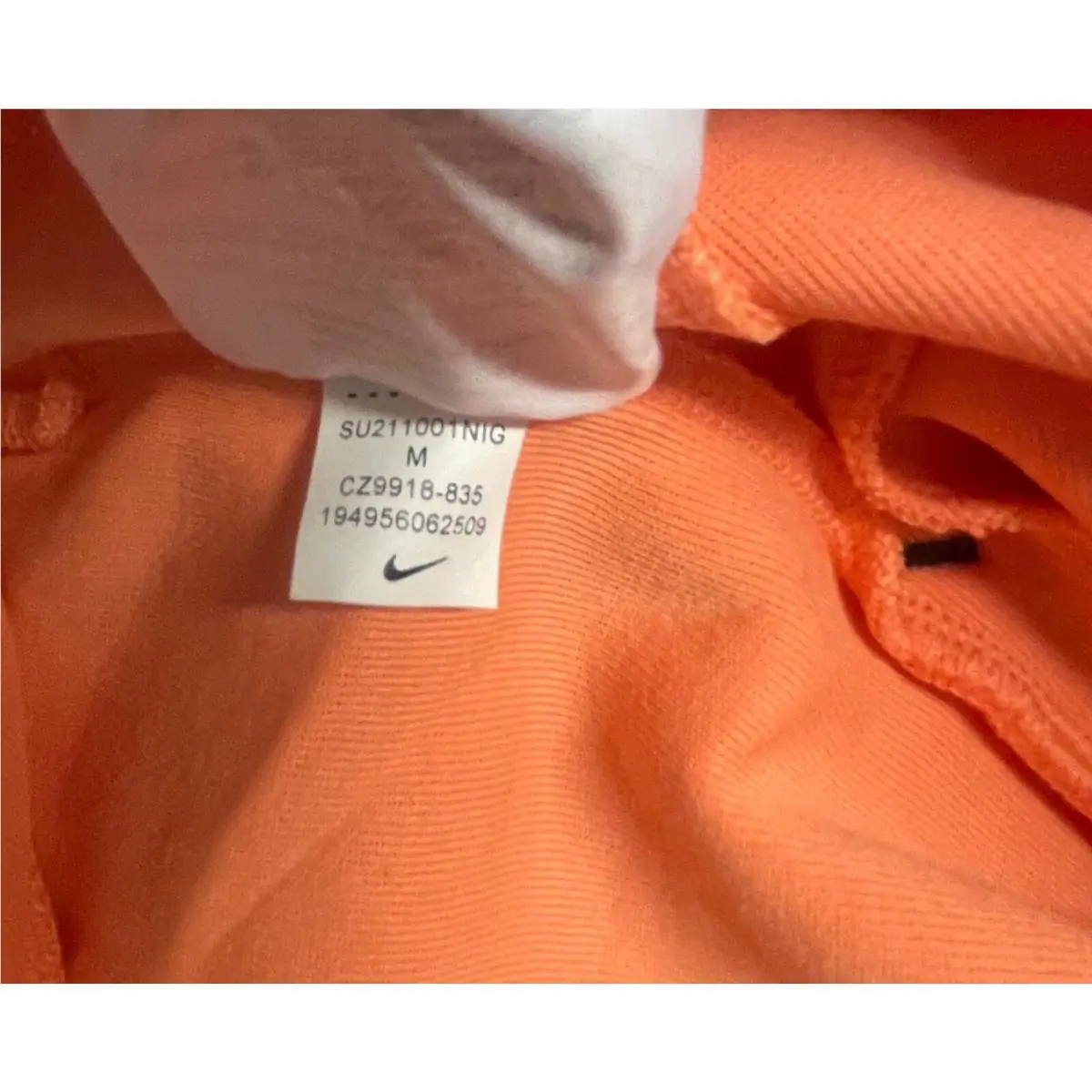 Nike clothing - Orange Frost/Black (UPC: 194956062509) 9