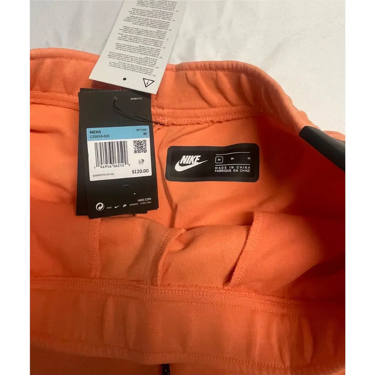 Nike clothing - Orange Frost/Black (UPC: 194956062509) 6