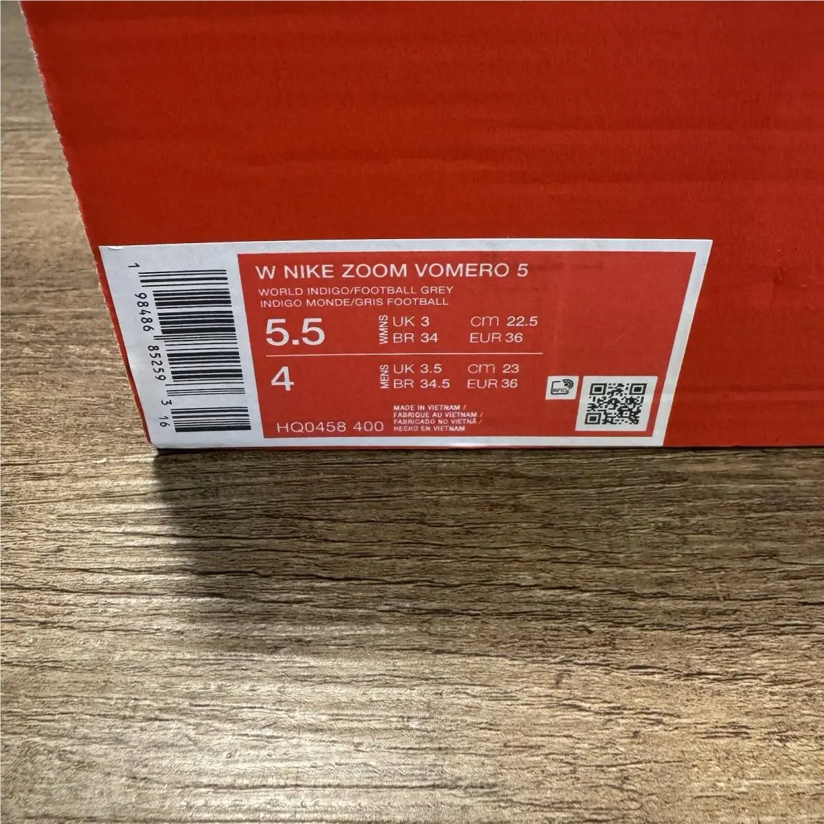 Nike shoes - Nike Zoom Vomero - Zoom Vomero - HQ0458-400 - Indigo 0