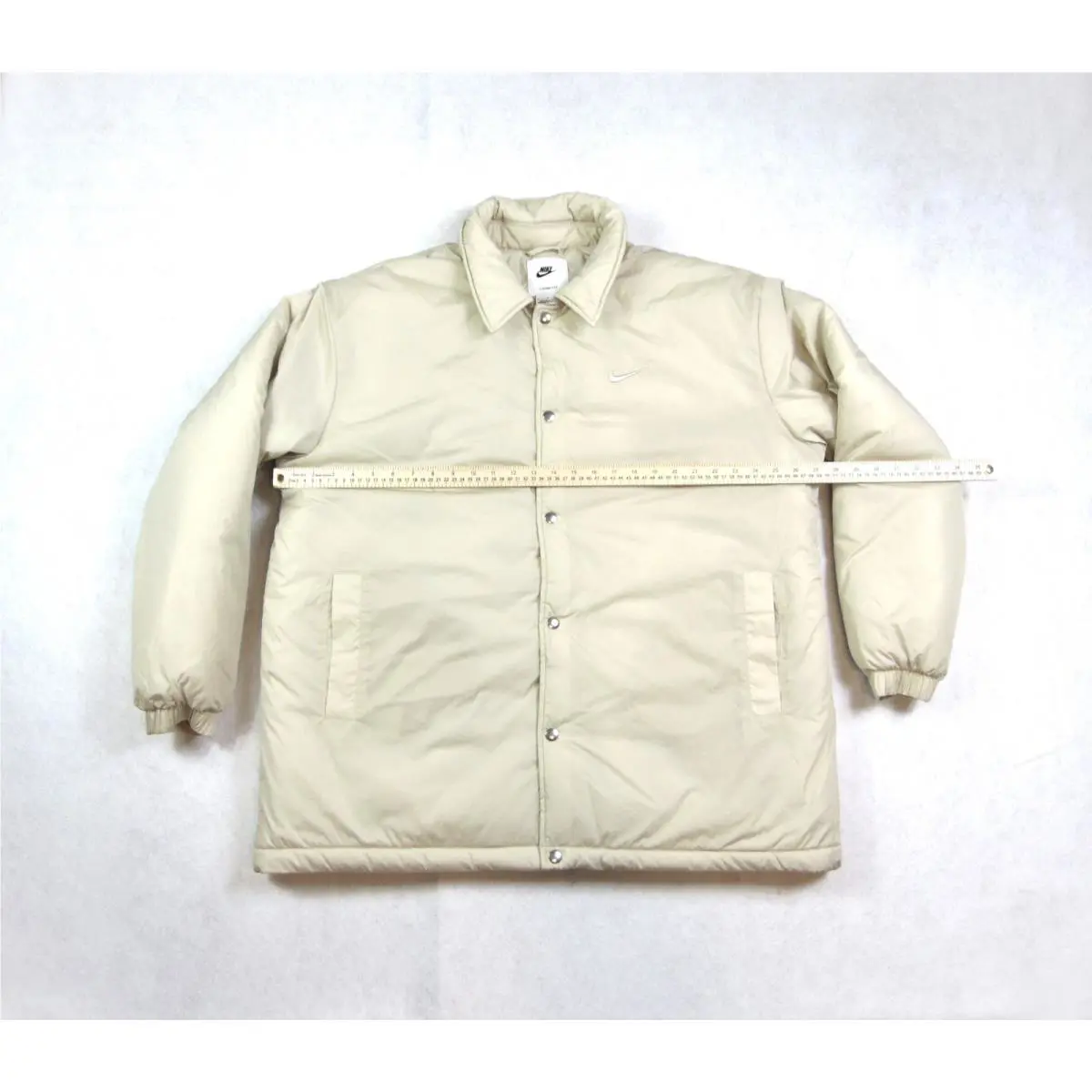 Nike clothing - Nike Therma-Fit Coaches Sideline Jacket - DQ4924 206 - Rattan Cream (UPC: 195871962943) 0