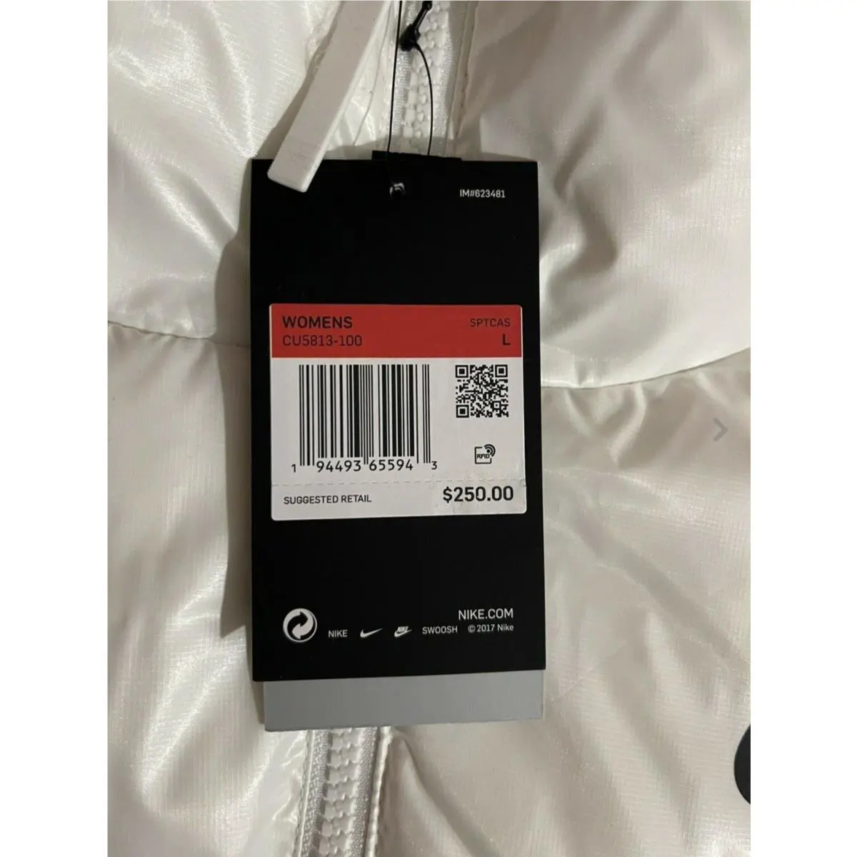 Nike clothing - CU5813  100 - White (UPC: 194493655943) 7