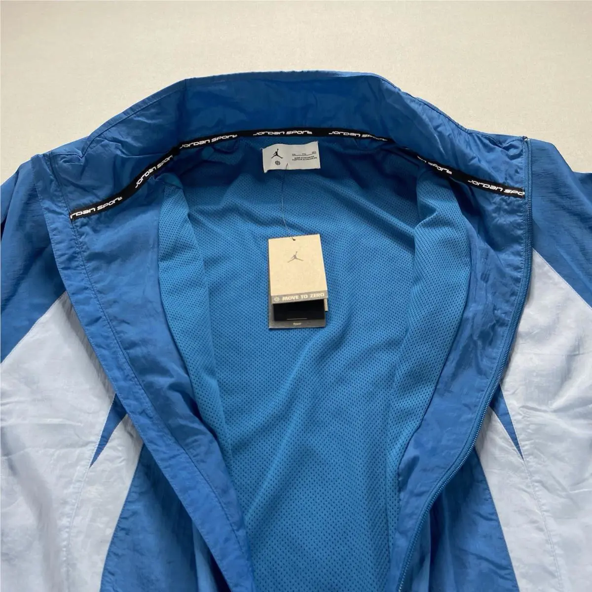 Nike clothing - Nike Air Jordan Sport Jam Men`s Warm-Up Jacket - FN5848-457 - Blue (UPC: 196977938665) 5