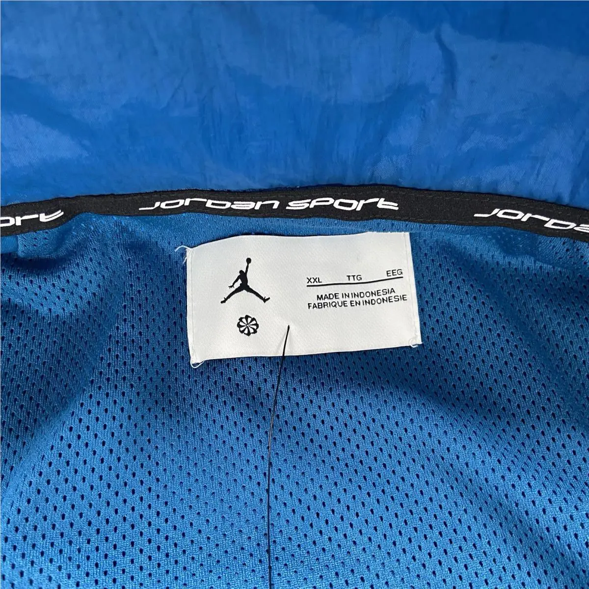 Nike clothing - Nike Air Jordan Sport Jam Men`s Warm-Up Jacket - FN5848-457 - Blue (UPC: 196977938665) 6