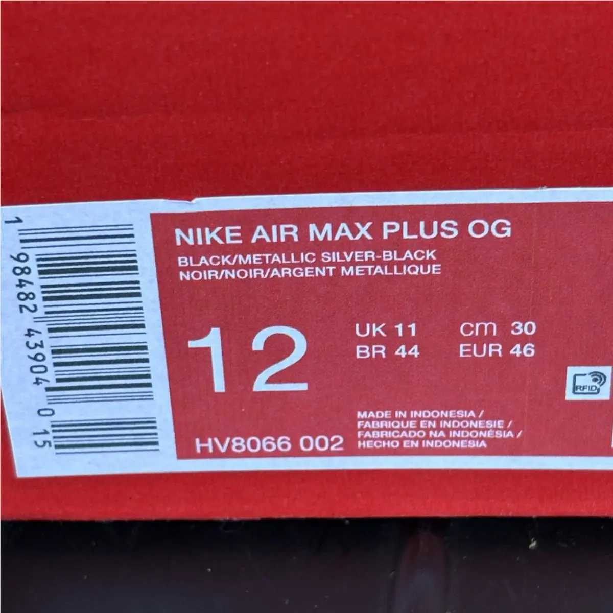 Nike shoes - Nike Air Max Plus OG - HV8066 002 - Multicolor (UPC: 00198482444907) 7