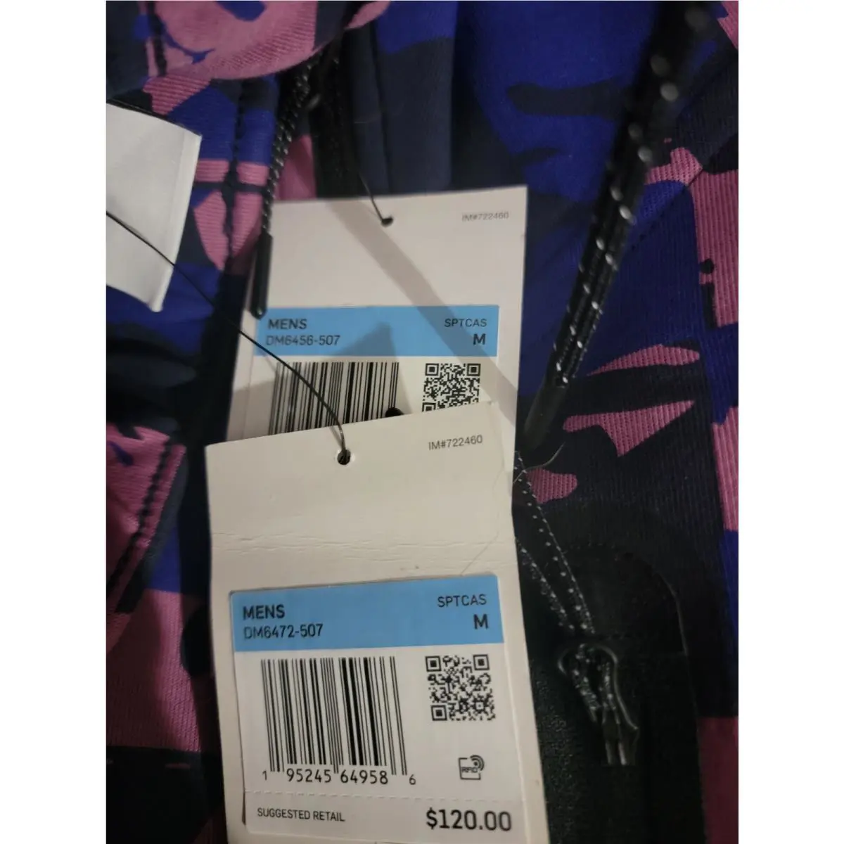 Nike clothing - Purple Black Blue Digi Camo 12