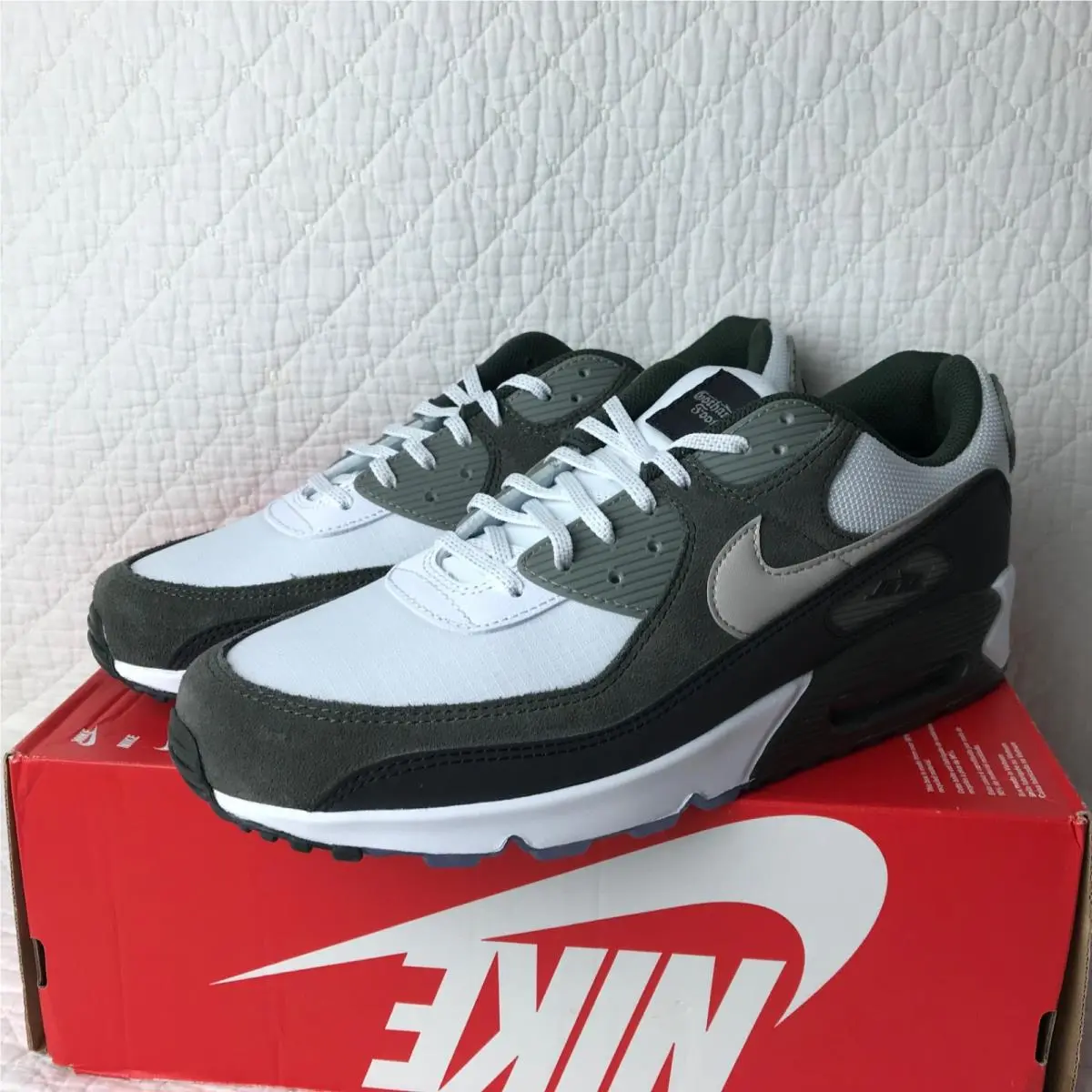 Nike shoes - Nike Air Max 90 Jets RIV - II7592-100 - White/Sport Green Black 5
