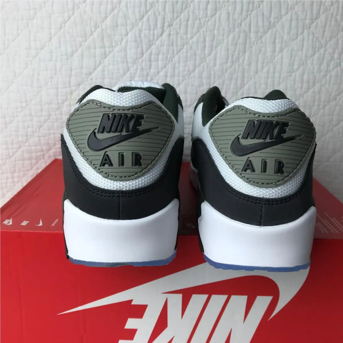 Nike shoes - Nike Air Max 90 Jets RIV - II7592-100 - White/Sport Green Black 4