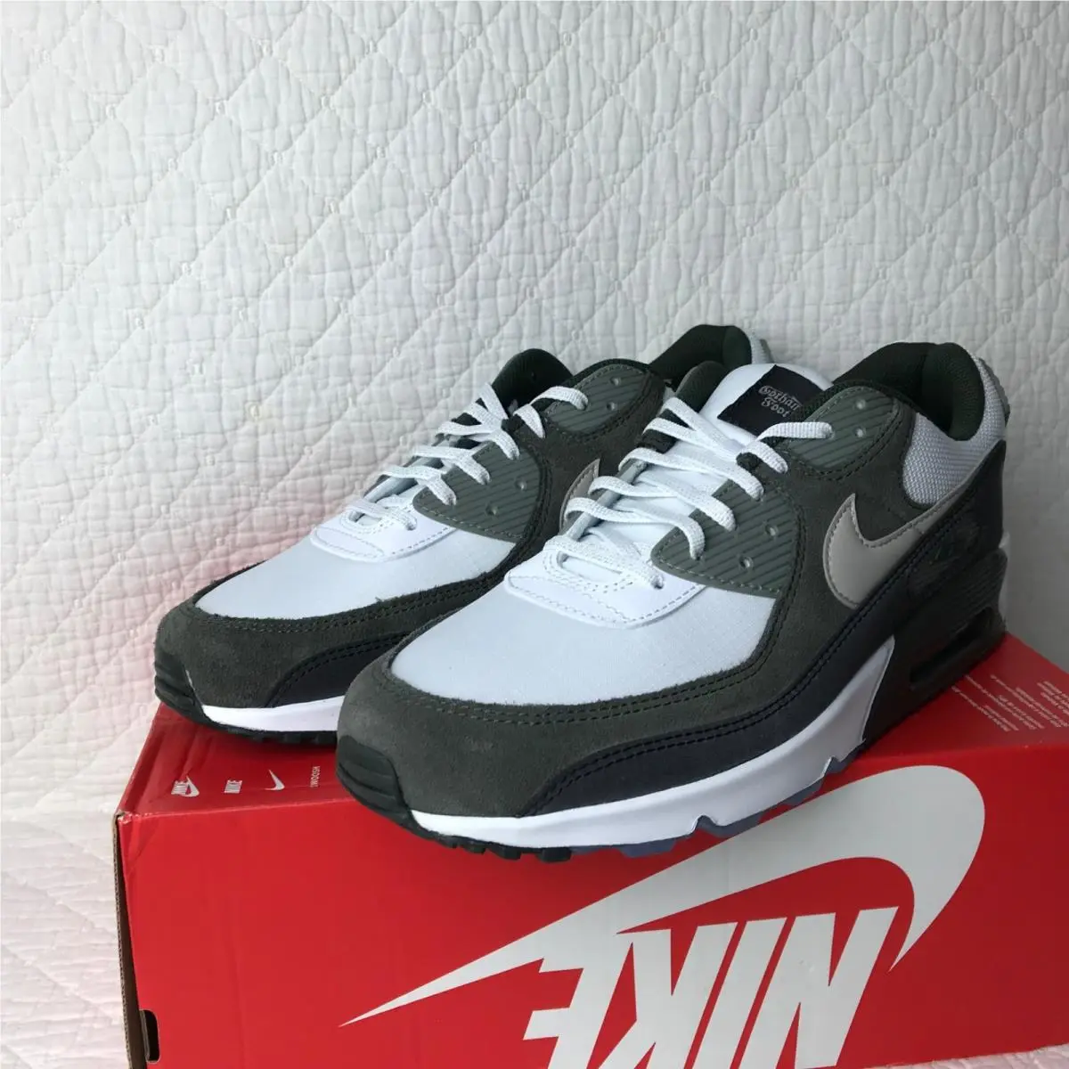 Nike shoes - Nike Air Max 90 Jets RIV - II7592-100 - White/Sport Green Black 6