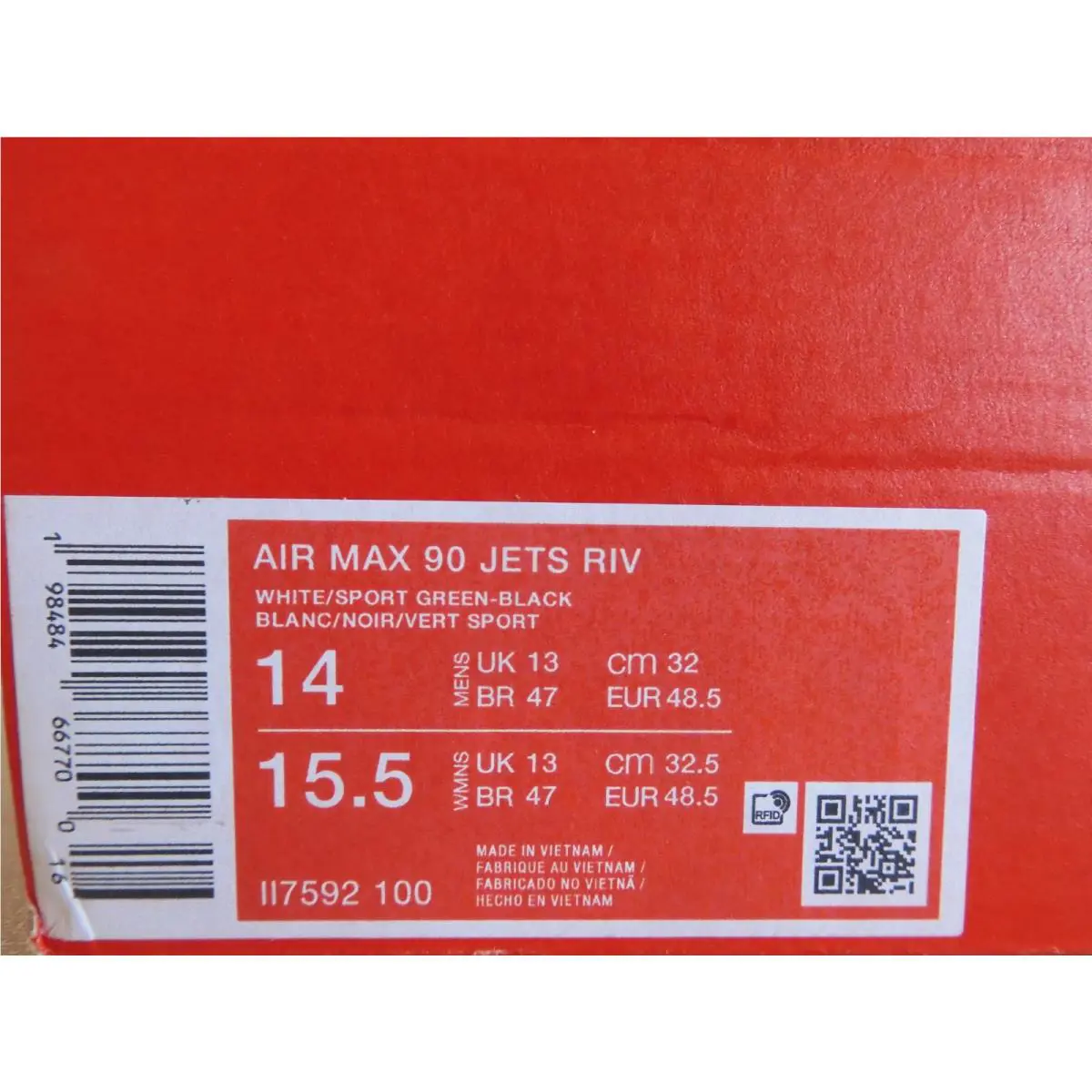 Nike shoes - Nike Air Max 90 - Air Max - II7592 100 - White (UPC: 198484667700) 9