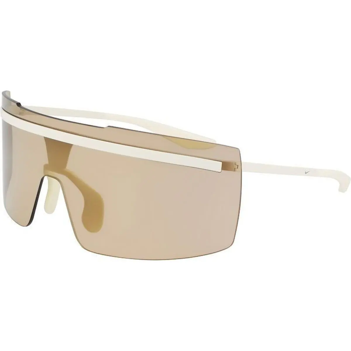 Echo Shield M F 113 Coconut Milk/gold Mirror Sunglasses by Nike