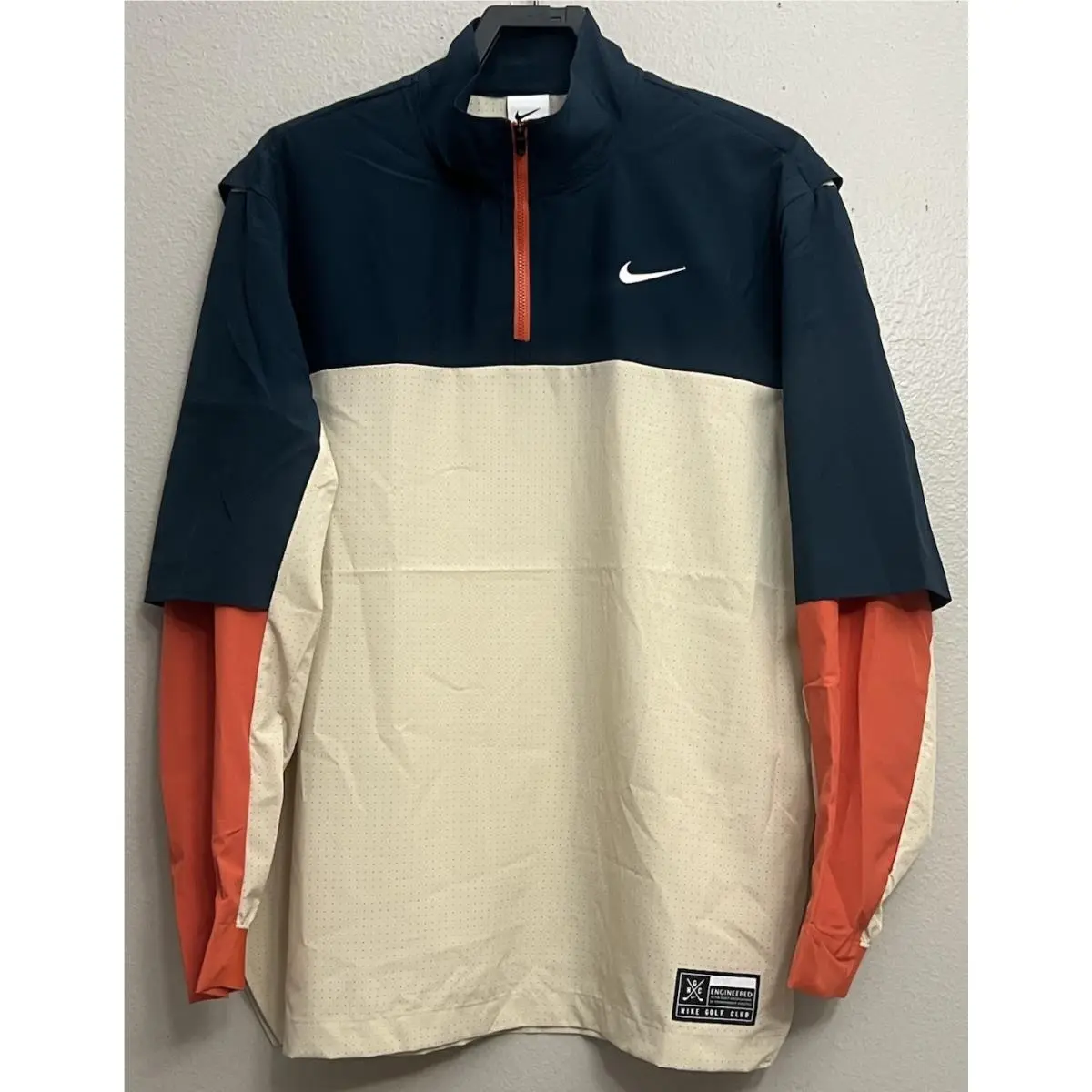 Nike Golf Club Dri-fit 1/2 Zip Golf Jacket Mens Size Medium FQ1155 126 M