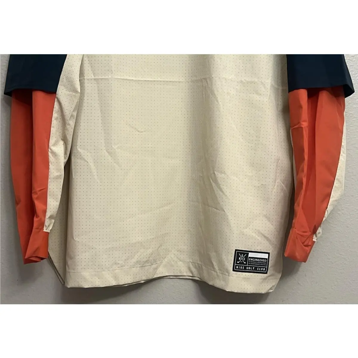 Nike clothing - Nike Golf Club 1/2 Zip Golf Jacket - FQ1155-126 - Sand Drift (UPC: 197596166743) 1