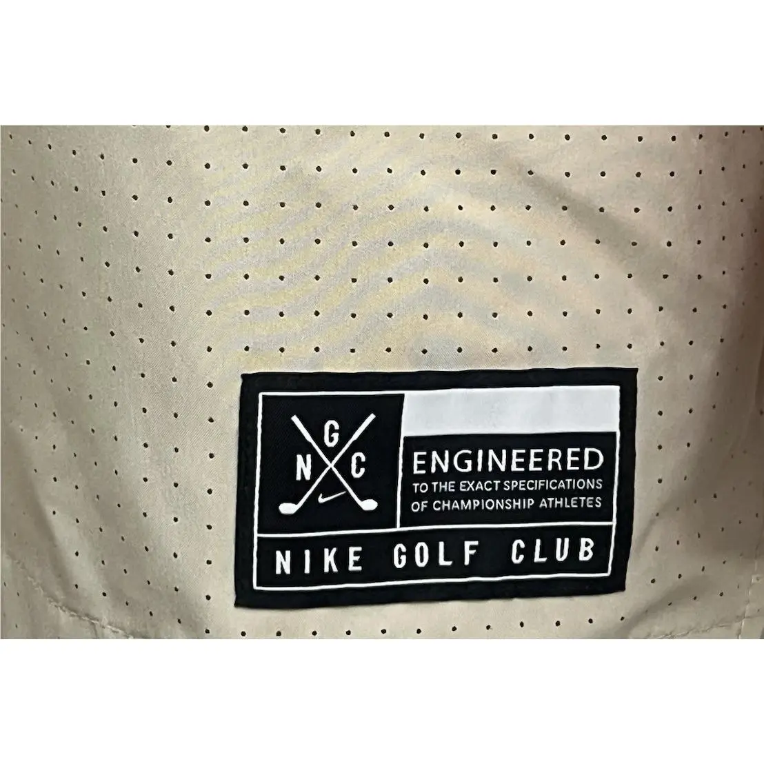 Nike clothing - Nike Golf Club 1/2 Zip Golf Jacket - FQ1155-126 - Sand Drift (UPC: 197596166743) 2