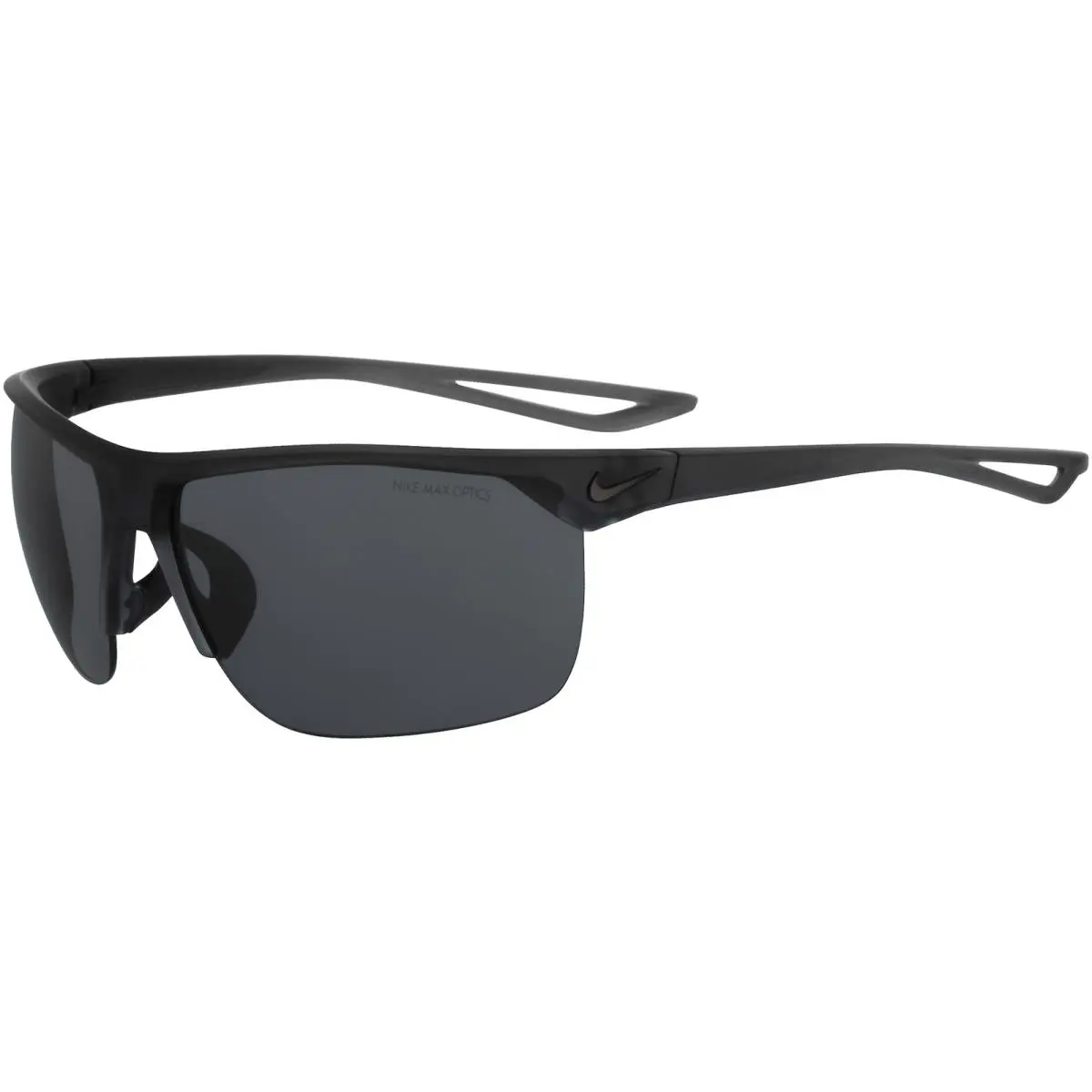 Nike Trainer N Men`s Semi-rimless Sport Wrap w/ Max Optics Lens - IF1998X 061 - Frame: Matte Anthracite, Lens: Dark Grey