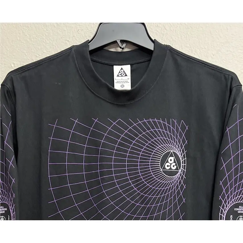 Nike clothing - Nike ACG Long Sleeve Shirt Top - FJ1133-010 - Black (UPC: 196968956203) 0