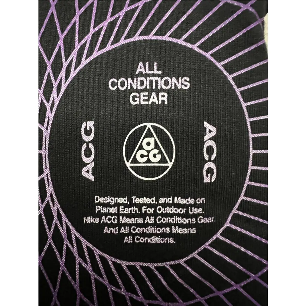 Nike clothing - Nike ACG Long Sleeve Shirt Top - FJ1133-010 - Black (UPC: 196968956203) 3