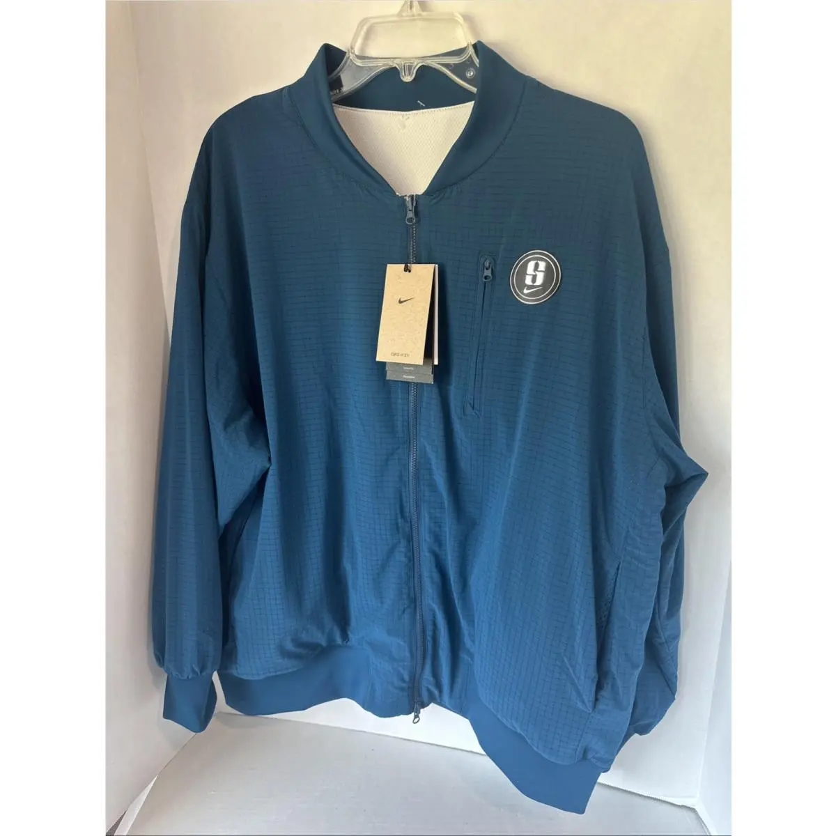 Nike Sabrina Reversible Basketball Jacket Mens Size L Blue FV3164-477