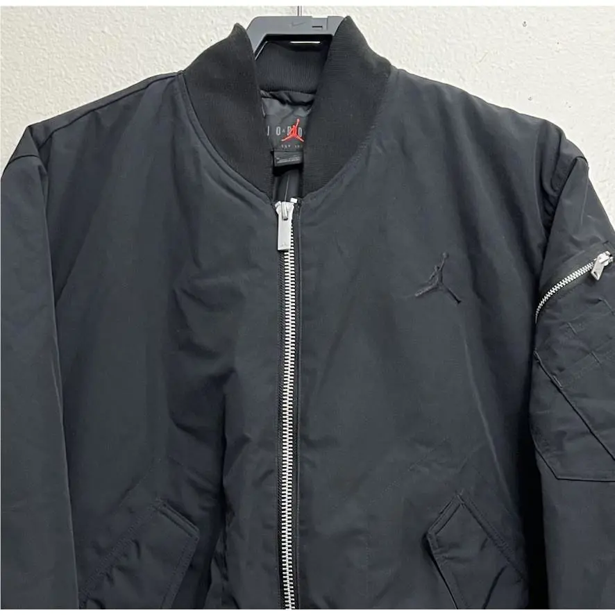 Nike clothing - Nike Air Jordan Renegade Bomber Jacket - FV7267-010 - Black (UPC: 197596471526) 0