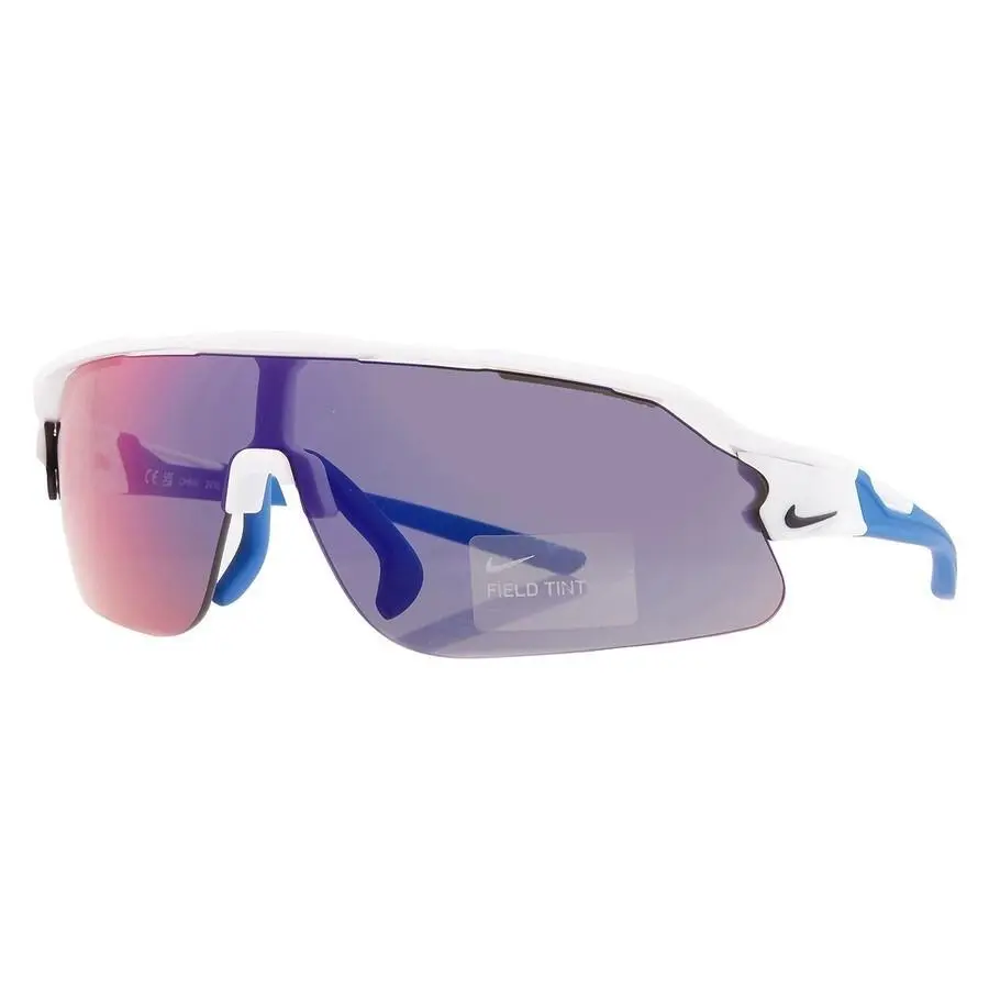 Flyfree Shield 101 White/blue Gradient Sunglasses 72MM by Nike