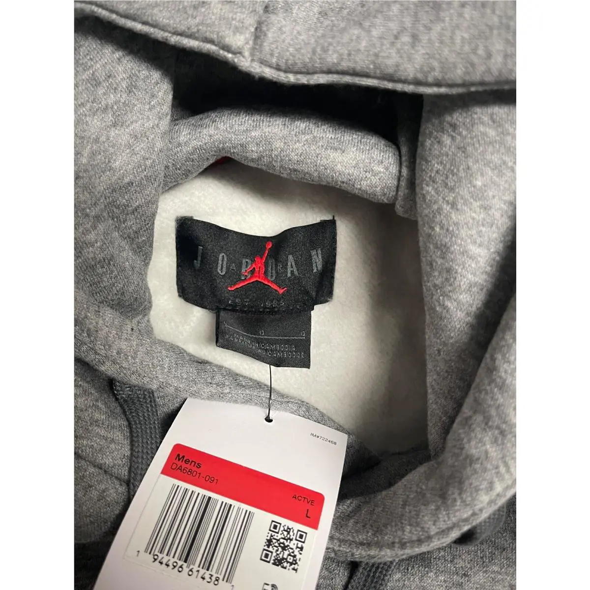 Nike clothing - Grey Heather/Black (UPC: 194496614381) 7