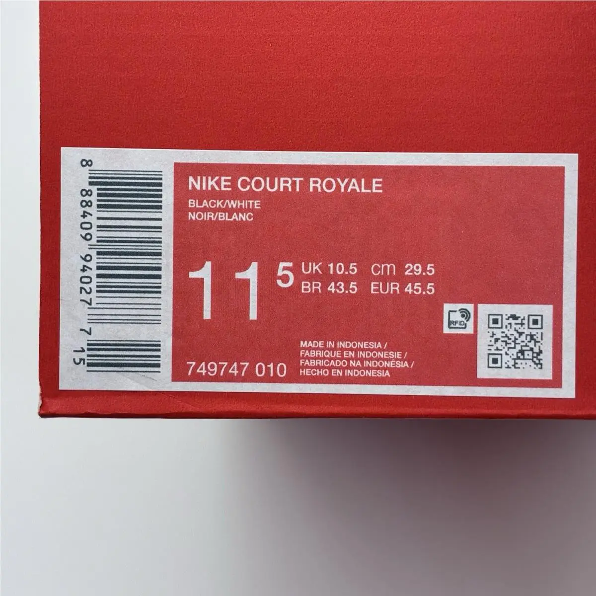 Nike shoes - Nike Court Royale - Court Royale - 749747-010 - Black (UPC: 0888409940277) 6