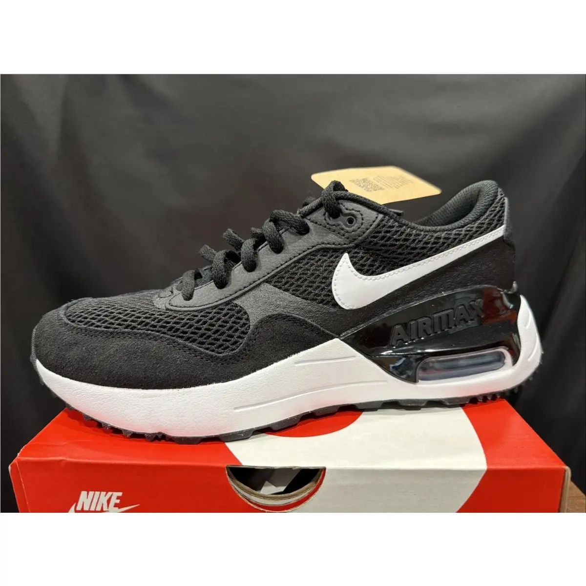 Nike Air Max Systm GS DQ0284-001 Black Junior 7 Women’s 8.5