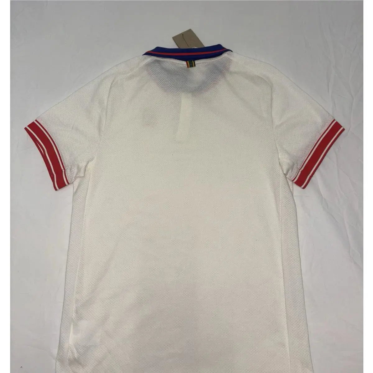 Nike clothing - Nike Court Heritage Tennis Polo - Pale Ivory / Light Crimson 6