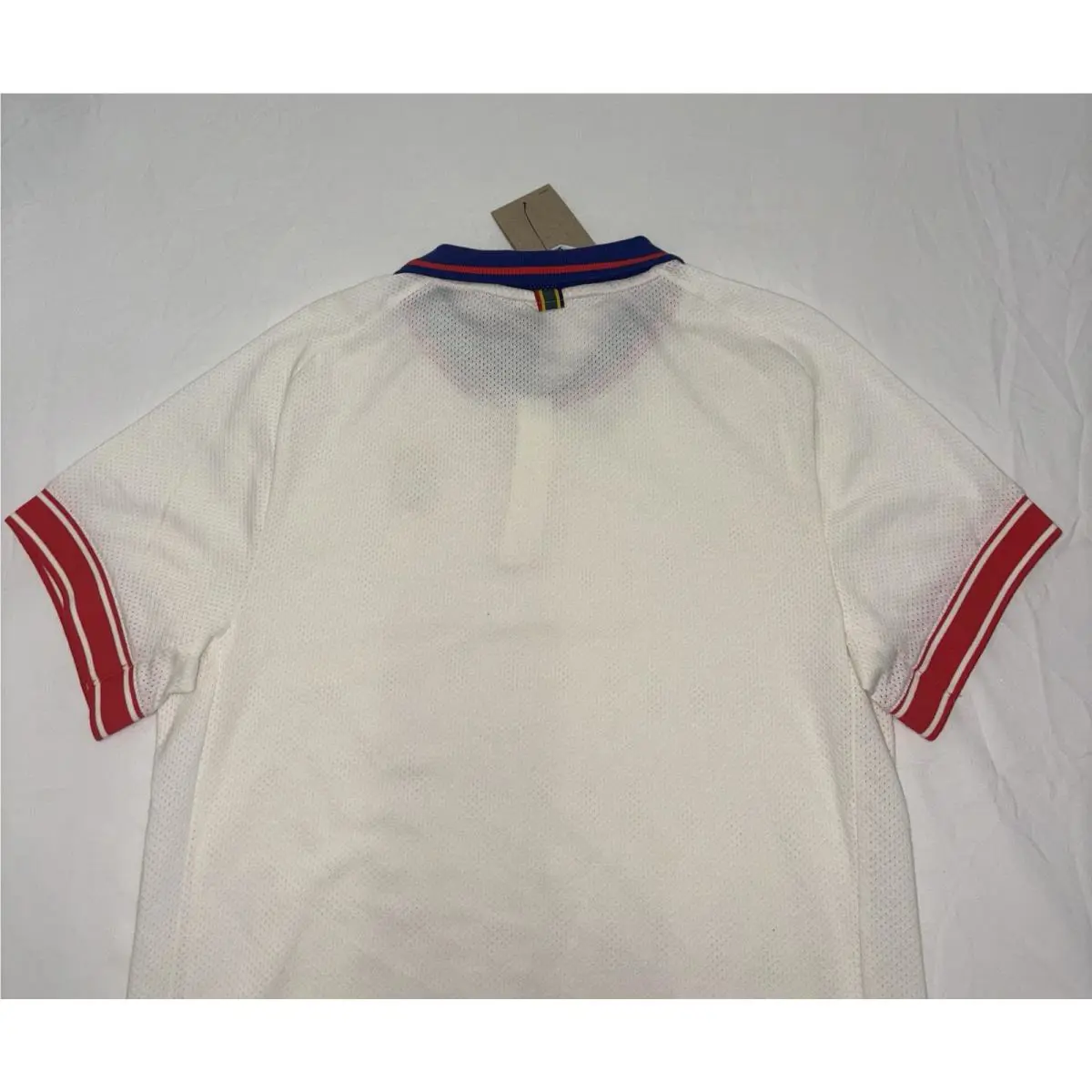 Nike clothing - Nike Court Heritage Tennis Polo - Pale Ivory / Light Crimson 7