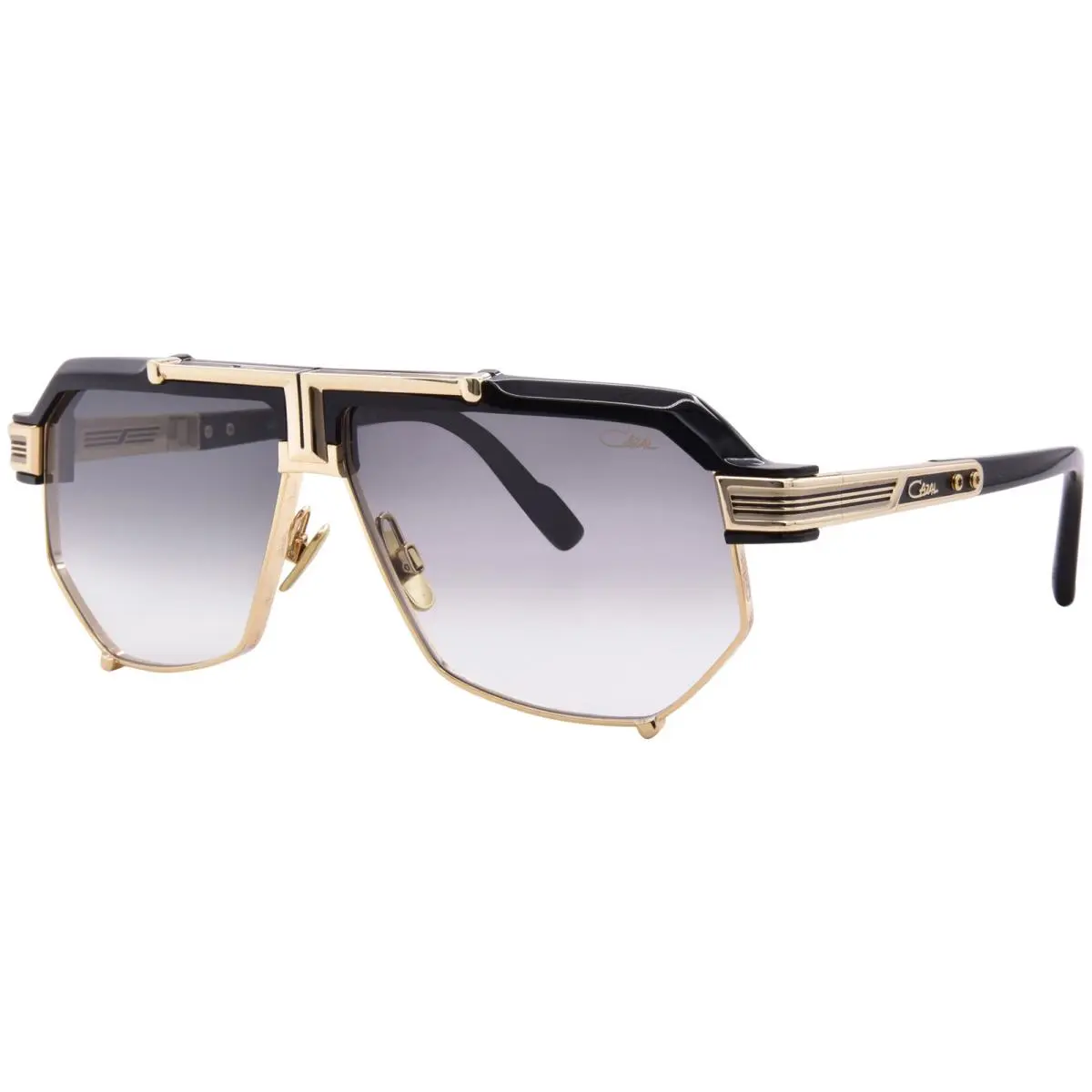 995 001 Sunglasses Men`s Black/gold/grey Gradient W/anti Reflective 63mm by Cazal