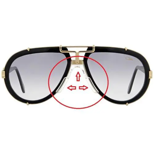 Cazal 642 Sunglasses Replacement Nose Pad Only Legends Clear