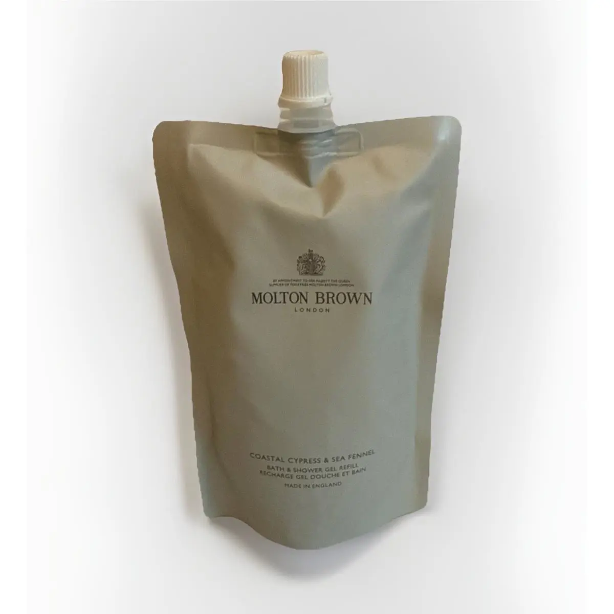 Molton Brown Coastal Cypress Sea Fennel Bath Shower Gel Eco Refill Pouch 400mL