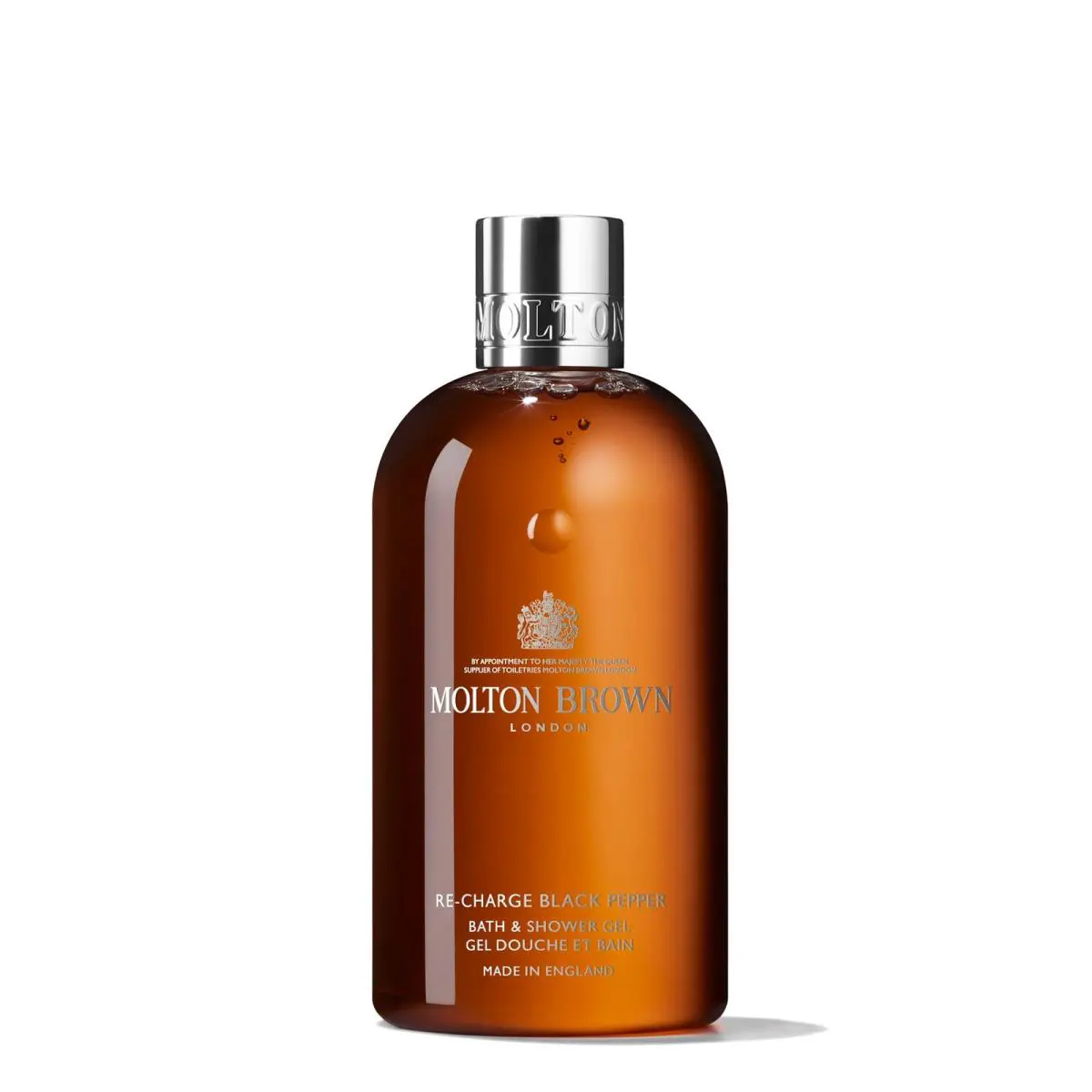 2 Pack Re-charge Black Pepper Bath Shower Gel by Molton Brown For Men - 10 oz