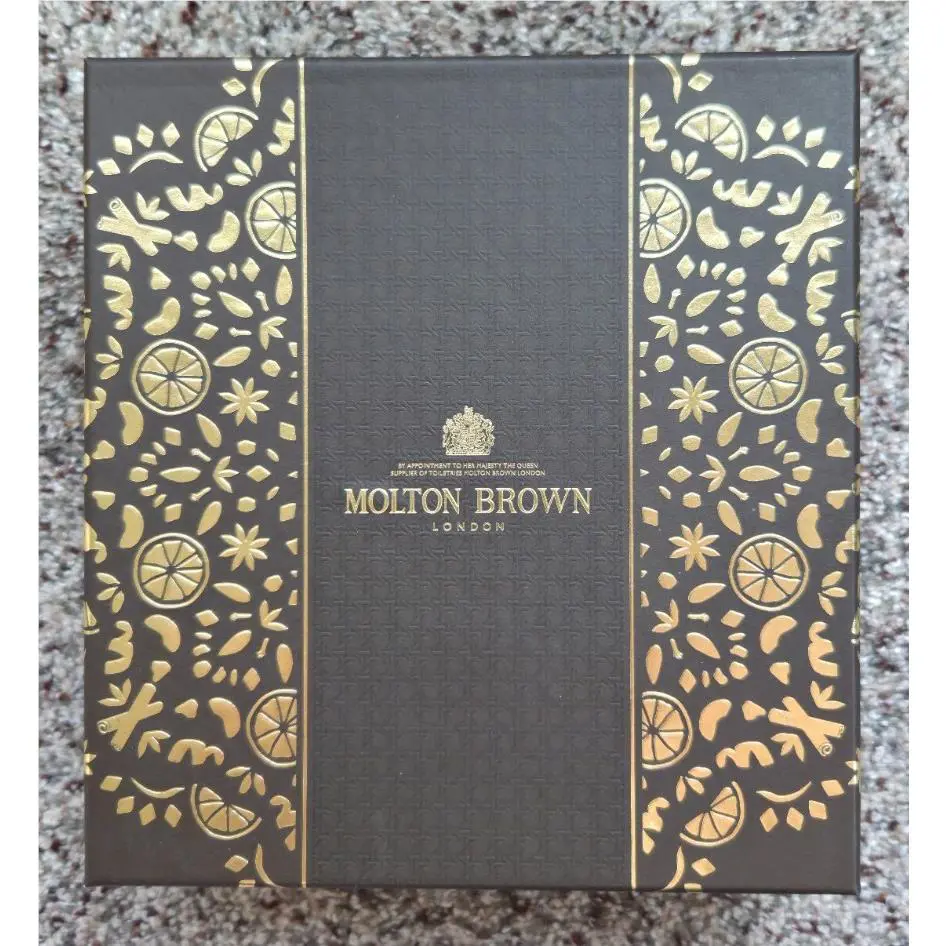 Molton Brown London Bath Body Scrub 8.8oz and Shower Gel 10.oz Gift Box