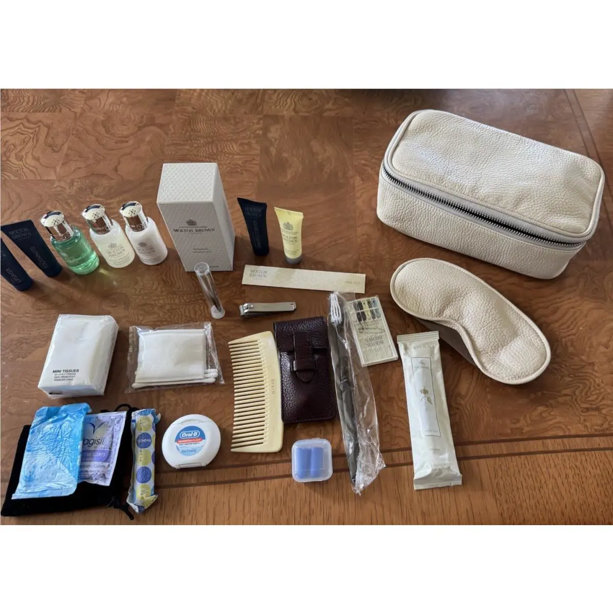25 Piece Travel Kit with Molton Brown and Other Toiletries