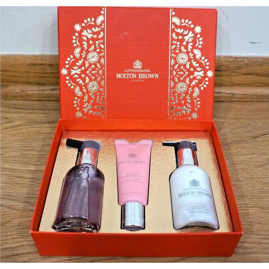 Molton Brown London Hand Care Set Deliciuos Rhubarb Rose
